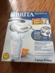 Brita Aqua View 1 System And 2 Filters