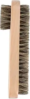 CATIEBYE 1Pc Multifunctional Shoe Cleaning Brush Double Sided Wooden Bristle Brush for Easy Shoe Care Lightweight Portable for Boots and Shoes