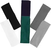 [TOBBOMEY] 6pcs Sports Headband Wide Headband Stretchy Headband Cycling Head Bandgear Head Band Football Basketball Headbands for Men Football Headbands Running Headband for Women Fitness