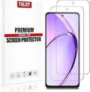 [TQLGY] Tempered Glass Screen Protector for Oppo A40 4G 6.67-Inch, 9H Hardness, HD Clear, Anti-Scratch, Bubble-Free Installation, 2-Pack