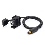 12-24V Motorcycle Dual Usb Mobile Phone Car Charger