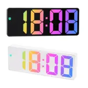 Alarm Clock for Bedroom Heavy Sleepers, Adults RGB LED Color Changing Clock