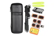 Bike Repair Kit Portable Bicycle Repairing Tools Kit Box Tire Fixing Kit Bag with Tire Pump Multifunctional Tools