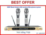 IDOLpro UHF-626 Dual Channel Wireless Microphones With New Digital Technology