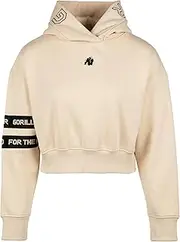 [GORILLA WEAR] Tracey Cropped Hoodie Women's Top Sports Fitness
