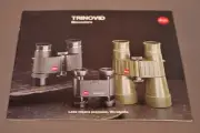 Leitz Trinovid Brochure, c1987, Original, Not A Copy!