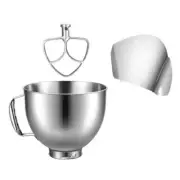 For Kitchenaid 4.5-5QT Tilt-Head Stand Mixers Accessories Mixing Bowl+Dumping Pr