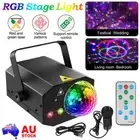 Party Lights Disco Ball Light with Pattern Projector LED RGB Laser Strobe Light