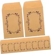 STOBOK Self-Sealing Paper Envelopes Packet Size for Money Mini Envelopes for Budgeting Cash Stuffers Robust Mailers