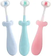 Beavorty 3 Pcs Children's Toothbrush Toothbrush Manual Toothbrush Toothbrush Cute Toothbrush Decorative Toothbrush Autisms Toothbrush Children Toothbrush Toothbrush Pp