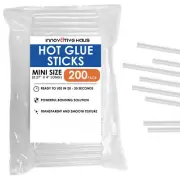 Mini Hot Glue Sticks (200 Pack) - Perfect Fit for Mini Glue Guns - 4" x 0.27"