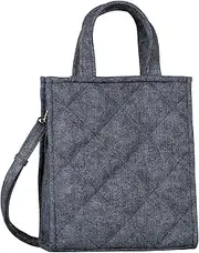 [TOM TAILOR] Denim bags Wanessa Women's Shopper Shoulder Bag Zip Small Blue, blue, Modern, Blue, Modern