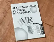 Nikon AF-s Nikkor 24-120mm f3.5-5.6 VR User's Manual / Instruction Book NOT COPY