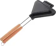 Double Sided Non Stick Sandwich Frying Pan Versatile Kitchen Gadget for Toast Eggs Grilled Cheese Cast Design Easy Clean Detachable Breakfast Maker