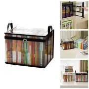Books Organizers Practical Books Storage Foldable Toy Clear Books For Dormitory