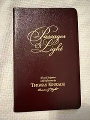 Thomas Kinkade Passages Of Light Bonded Leather Book Selected Scriptures