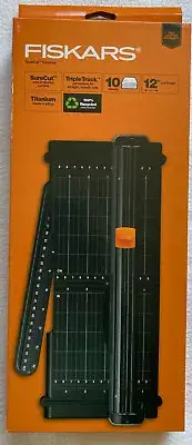 NEW - Fiskars SureCut Paper Trimmer 12"