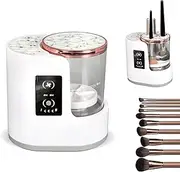 Make Up Brush Cleaner, Multifunction Automatic Makeup Brush Cleaner and Dryer, Touch Button, Air-drying Function, Can be Timed, Portable Design for All Brush Types