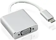 Nilox USB Type-C - VGA M/F USB Type-C VGA Silver - Adapter for Cable (USB, VGA, Male/Female, Silver)