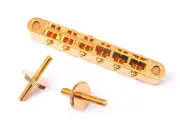 Gotoh GE104B Tune-O-Matic TOM Guitar Bridge • Modern ABR-1 • Gold Tuneomatic