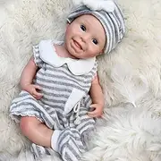 Aniiyy Reborn Dolls Silicone Full Body,13 Inch Baby Doll Realistic Girl,Lifelike Baby Doll With Accessory