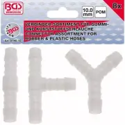 Ass. 8 Pz Connectors for Tubes I 10 MM - Code bgs8790-10 FBGS8790-10 BGS Minute