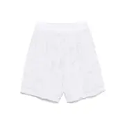 [Taakk] Taakk Embroidered Mesh Shorts II NUMERIC WHITE