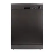 Tisira 60cm 13 Place Black/Dark Inox Freestanding Dishwasher (TDW13BE)