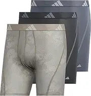 [adidas] Men's Performance Mesh Boxer Brief Underwear (3-Pack) Engineered for All Day Comfort, Soft Breathable Fabric