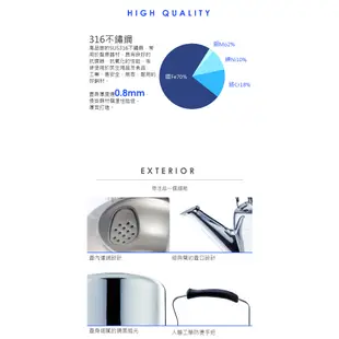 《掌廚HiCHEF》316不鏽鋼 臺灣製造笛音壺(3公升、4公升、5公升、8公升)-電磁爐適用