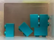 LEGO Parts - Dark Turquoise Brick 1 x 2 - No 3004 - QTY 5