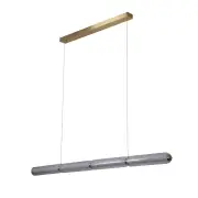 Squire Sleek Modern LED Hanging Pendant Light Lamp Gold