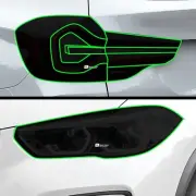 Fits BMW X3 2022-2024 Tail Head Light Precut Smoked PPF Tint Headlight Film (for: BMW)