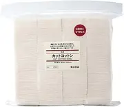 Muji Makeup Facial Soft Cut Cotton Unbleached 60X50 mm 140Pcs