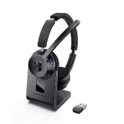 Wireless Headset, Bluetooth Headset with Noise Cancelling Microphone, Best Heads