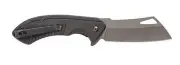 Smith's 51140 Rally Knife BlackWash Cleaver Blade G10