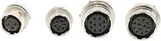 Hir-se Connector 4 6 10 12 pin Female Socket HR10A-7R- 4S 6S, HR10A -10R-10S 12S Female Connector, ZO-M Bas-er G-GE C-D Camera(4 Pin)