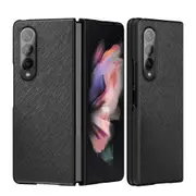 For Samsung Galaxy Z Fold4 5G Foldable Cross Pattern Phone Case - Foldable Design