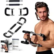Twister Arm Exerciser 2025 New Adjustable Spring Workout Bar, Forearm Triceps Chest Enhanced Exercise Strengthener, Upper Body Strength Training Machine