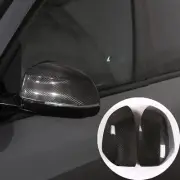 Real Carbon Fiber Side Rearview Mirror Cover For BMW X5 F15 2014-2022