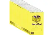 Spirax 541 Reporters Notebook Pad Spiral Bound Top Open 96 Page 147x87mm Pack 20