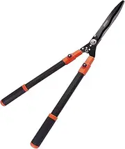 LKDING Hedge Shears, 32.5"-43" Adjustable Handle Professional Garden Clippers Pruning Trimmer Yard Tool
