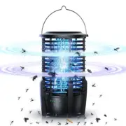 Bug Zapper Electric Fly Trap, Rechargeable Mosquito Zapper 3600mah Fly