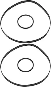 eMagTech 4pcs Rubber Belt Tape Mechanism Kit Flat and Square Compatible with Sony Stereo Cassette Deck TC-WR520 TC-WR520S TC-WR565 TC-WR665S