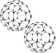 BRIGHTFUFU 2 Pack Molecule Model Kit C60 Molecule Structure Model Chemistry Learning Aid for Classroom