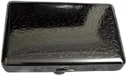 Gembirov Metal fancy cigarette case for king size, business card holders,have a card holder that's great for holding cards,mini wallet for men, women, SILVERY
