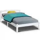 Artiss Bed Frame King Single Size Mattress Base Timber Platform plywood,wood Sin