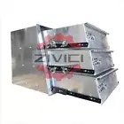 470Wx510Dx490Hmm Aluminium Ute Canopy 3 Drawers Draw Slide Toolbox Drawer