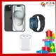 夯品集 雙十一組合Apple大禮包 iPhone 15 128G+WATCH S9 45MM+AirPods 第2代