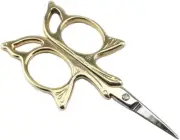 Butterfly Needlework Embroidery Scissors (Golden)